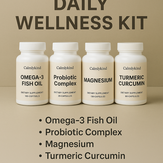 Daily Wellness Kit | Vitamin D3, Magnesium & Vegan Omega-3