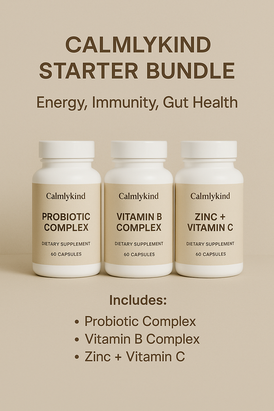 Mind & Body Reset Pack | Probiotic, CoQ10, Magnesium, Turmeric